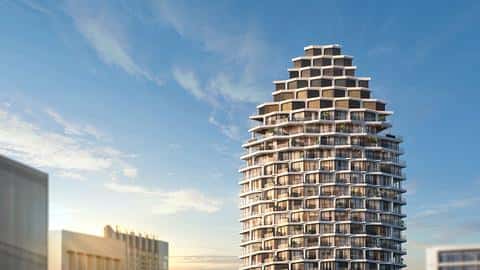 Ғажайып қала көрінісі бар пәтер жобасы Downtown Dubai-де — 3/11