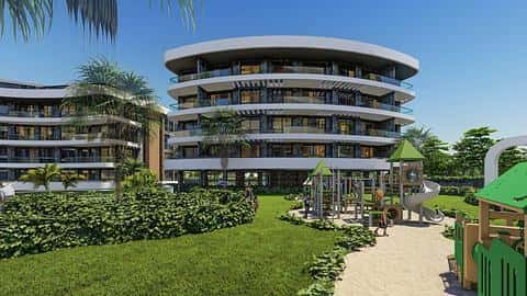Appartement à Oba, Alanya avec piscine et de 1 à 5 chambres à vendre — 5/26