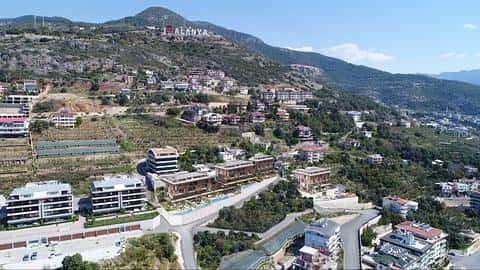 Appartements modernes avec piscine : 2 et 3 chambres à vendre à Hasbahce Alanya — 7/28