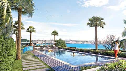 Appartements à vendre à Istanbul Buyukcekmece avec citoyenneté et vues sur la mer — 6/33
