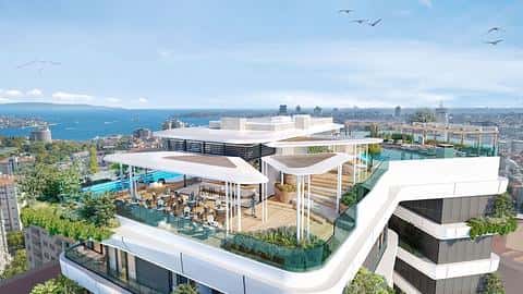 Luxuswohnungen mit Bosporus-Blick im Zentrum von Beşiktaş zu verkaufen — 5/18