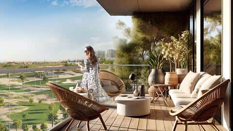 1-Makuuhuoneen Asuminen DAMAC Hills Dubaissa — 5/12