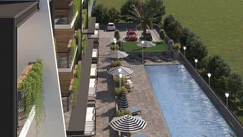 Appartements d'une chambre à des prix abordables à Aksu, Antalya — 4/7