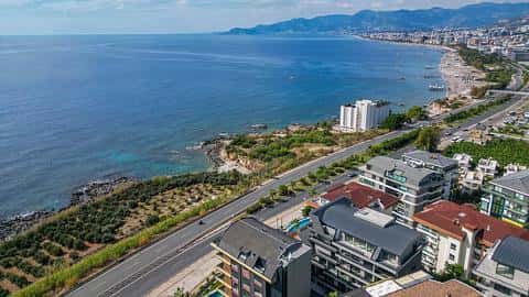 Appartement avec vue sur mer à vendre à Alanya Kargicak : 1 ou 2 chambres disponibles — 3/19
