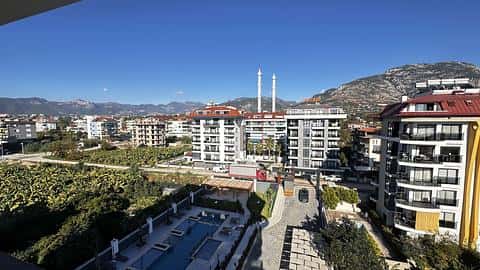 Apartamenty z widokiem na morze na sprzedaż w Kestel Alanya, od 1 do 3 sypialni, z dostępem do basenu — 10/30