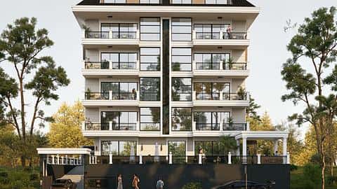 Appartements à Alanya avec Vue Mer et Permis de Séjour — 4/19