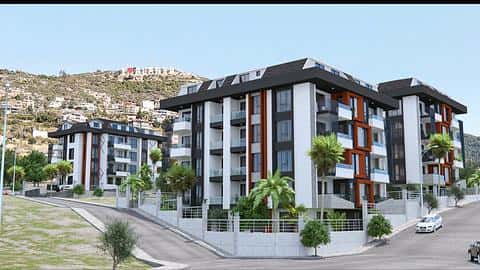 Alanya, Hasbahce : Sécurisez votre citoyenneté avec un appartement de 2 ou 4 chambres au bord de la piscine — 2/7