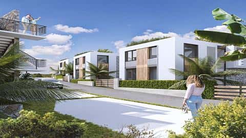 Villas de luxe avec vues panoramiques sur la mer à Esentepe, Chypre — 3/25