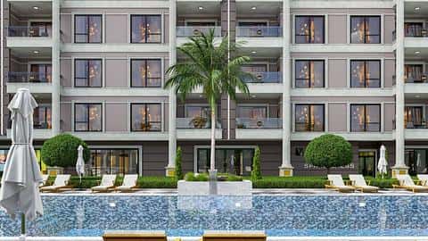 Appartements avec Vue sur Mer à Vendre à Kargicak, Alanya : 1 à 4 Chambres Disponibles — 10/12