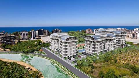Appartements avec Vue sur Mer à Vendre à Kargicak, Alanya : 1 à 4 Chambres Disponibles — 4/12