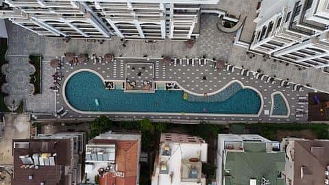 Appartements proposant la citoyenneté et une piscine dans le centre-ville d'Alanya — 3/11