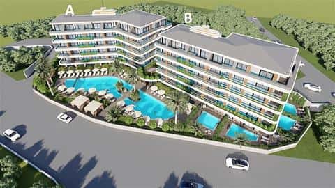 Appartements Alanya Oba à vendre : options de 1 et 2 chambres avec piscine — 6/28