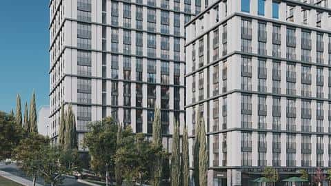 Appartement à vendre à Umraniye, Istanbul - 1  et 2 chambres avec citoyenneté et piscine — 4/25