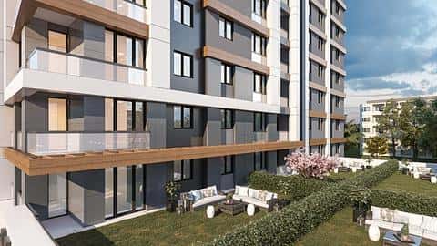 Appartement avec vue sur mer à vendre avec 2 et 3 chambres à Kucukcekmece, Istanbul — 4/16