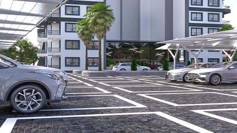 Achetez des appartements de 1 ou 2 chambres avec vue sur la mer à Gazipaşa Alanya — 9/12