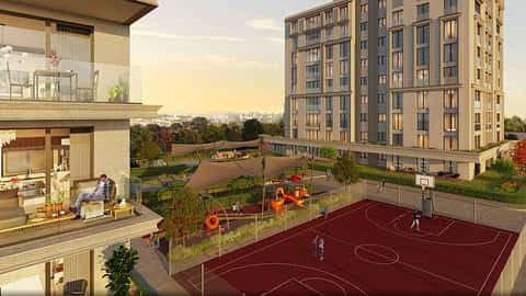 À vendre : appartements à Basaksehir, Istanbul avec 2 à 5 chambres et des avantages de citoyenneté — 6/14