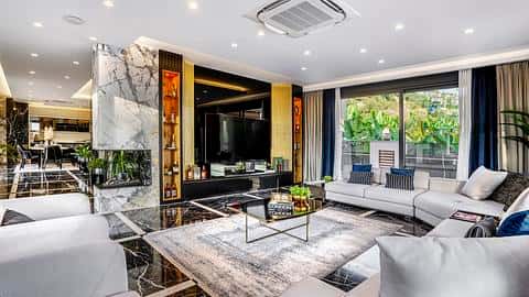 Villa privée de 3 chambres à vendre à Alanya, Kargicak avec vue sur la mer et citoyenneté — 10/15