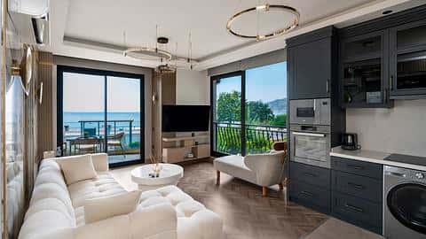 Premier ligne à la mer Appartement à vendre au centre d'Alanya | Revenus locatifs élevés — 9/48