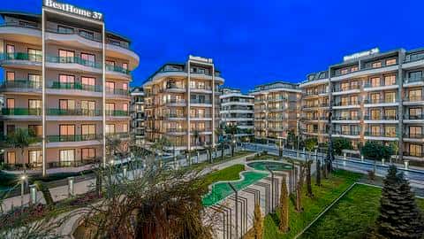 À vendre : appartements à Alanya dans un emplacement central avec piscine et proche de la mer — 2/60