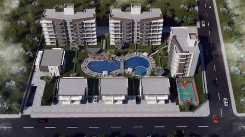 Appartements et villas chics dans le célèbre quartier d'Aksu — 3/5