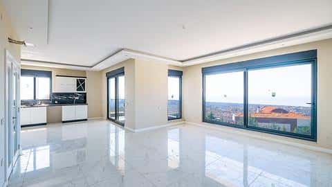 Appartement de 5 chambres éligible à la citoyenneté à Alanya Tepe avec vue sur la mer — 4/19
