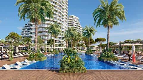 Panoramic Sea View 1-Bedroom Apartment, Gaziveren, North Cyprus — 4/48