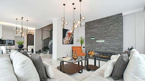 Villa de luxe 3+1 avec vue sur la mer à vendre à Alanya Bektas — 5/48