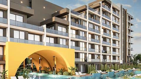 Projet avec grande piscine offrant un paradis à Aksu, Antalya — 2/74