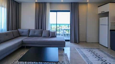 Appartement 1 Chambre en Front de Mer à Alanya Kargicak à Vendre avec licence Airbnb — 9/13