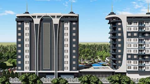 Complex avec un concept hôtelier à Avsallar, Alanya — 2/15