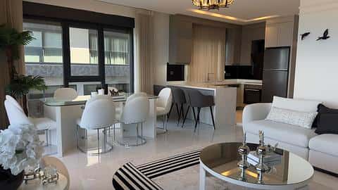 Appartement avec vue sur mer à vendre à Alanya Kargicak : 1 ou 2 chambres disponibles — 4/19