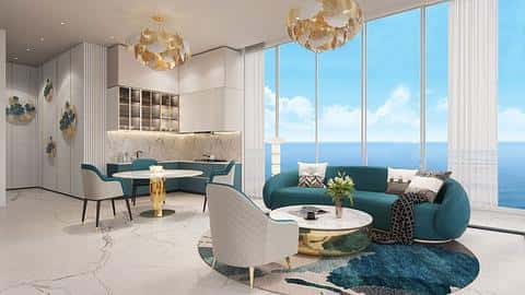 Dubai Maritime City-də Lüks 1-Yataq Otaqlı Mənzil — 7/16