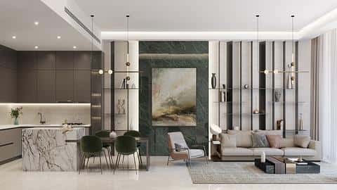 Luksuriøse lejligheder med private pools, Dubai — 9/25
