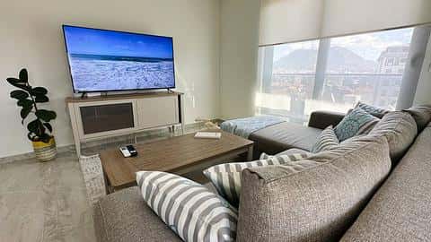 Appartements Alanya Oba : Vue sur la mer, Piscine et Aire de jeux pour enfants, À vendre — 7/38