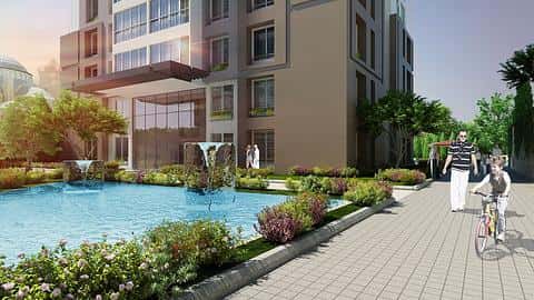 Appartements en Centre-Ville à Bagcilar : 2 et 3 Chambres avec Piscine, Piscine Intérieure à Vendre — 5/25