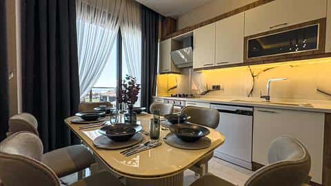 Appartements éligibles à la citoyenneté à Hasbahce, Alanya à vendre avec accès à la piscine — 5/39