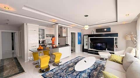 Fully Furnished 2+1 Flat 150m to Beach in Alanya Kestel — 6/24