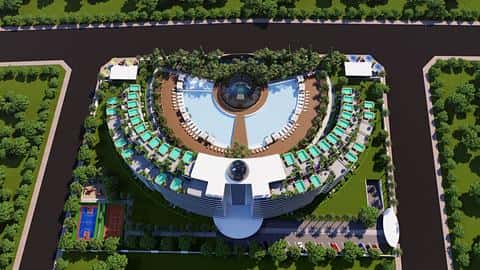 Complexe de tour dans le moderne Antalya, Altintas — 8/15