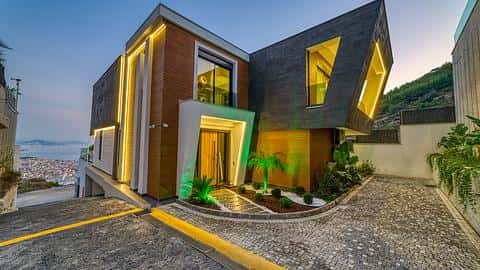 Villa avec vue sur mer et maison intelligente à vendre à Alanya Tepe - 4 chambres — 4/33