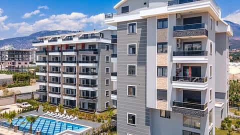 Kargicak, Alanya: 1 Makuuhuoneen Asunto Myynnissä Uima-altaalle Pääsy — 3/21