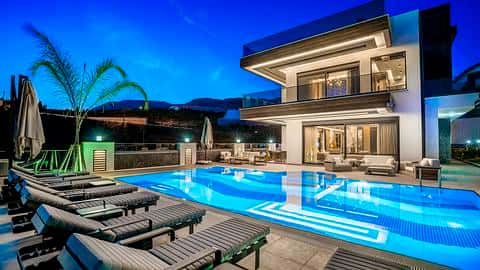 Villa privée de 3 chambres à vendre à Alanya, Kargicak avec vue sur la mer et citoyenneté — 2/15