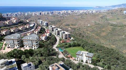 À vendre : appartements de 1 à 3 chambres à Kargicak avec vue sur la mer et citoyenneté — 2/24