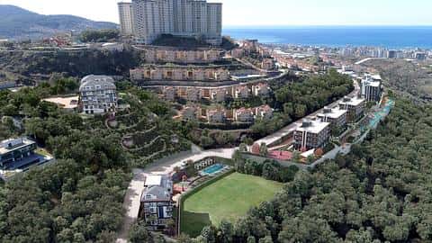 À vendre : appartements de 1 à 3 chambres à Kargicak avec vue sur la mer et citoyenneté — 7/24