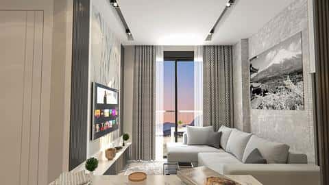 Appartements à vendre à Alanya Avsallar : 2, 3, 4 chambres avec salle de sport et piscine — 6/14