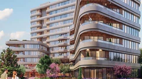 Investir à Istanbul : Appartements avec Salle de Sport, Sécurité et Citoyenneté à Umraniye à Vendre — 10/20