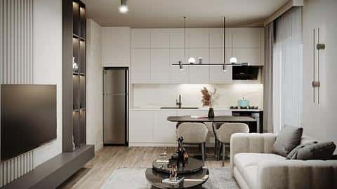 Acheter des appartements à Istanbul : 1-3 chambres avec citoyenneté et piscine à Kadikoy — 10/32