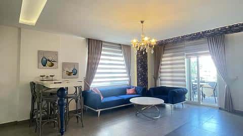 Découvrez un appartement 2 chambres avec piscine près de la plage à Oba, Alanya — 10/42