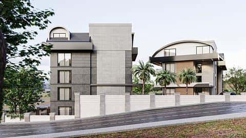 Appartements avec piscine et salle de sport à vendre à Cikcilli, Alanya - 1, 2, 3 chambres — 2/27