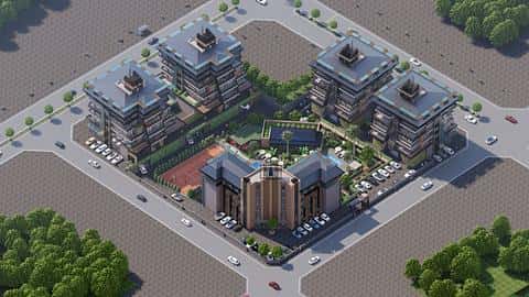 Investir à Alanya Kargicak : Appartements avec piscine près de la mer disponibles à la vente — 2/7