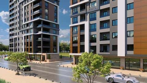 Appartements à Kucukcekmece à vendre : Citoyenneté, 1-3 chambres, près de la plage — 4/5